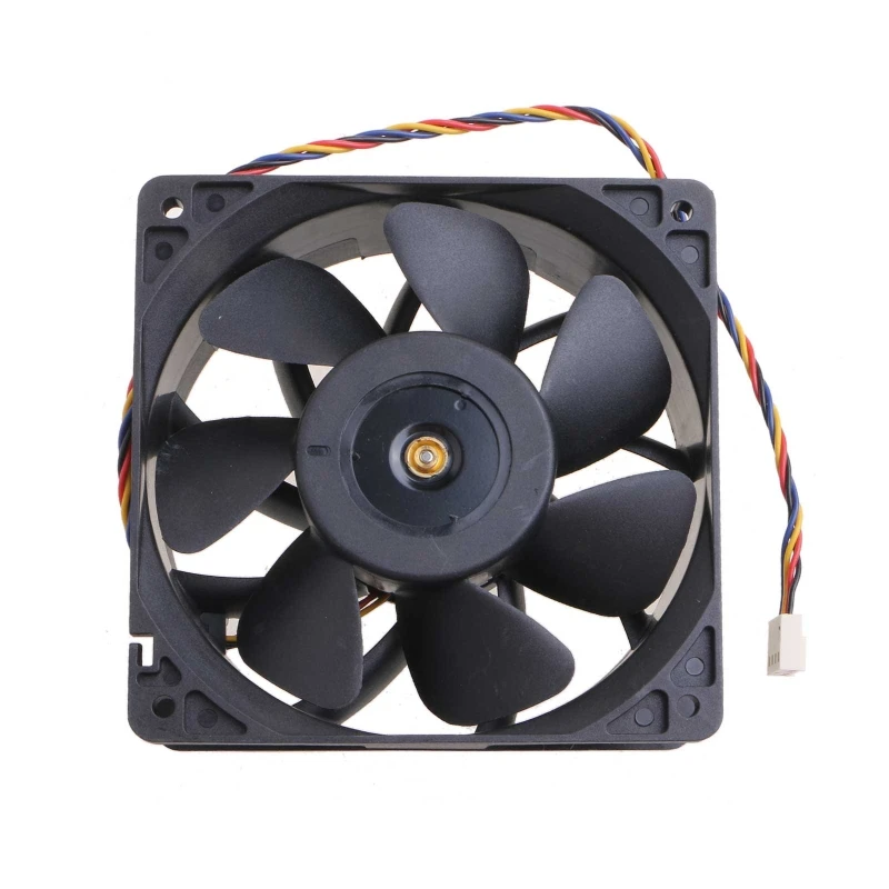 Para avalon miner 1066 ventilador de refrigeração 120mm 12cm de alta velocidade fluxo de ar cfm poderoso df1203812b2fn 12v 7000r duplo rolamento de esferas