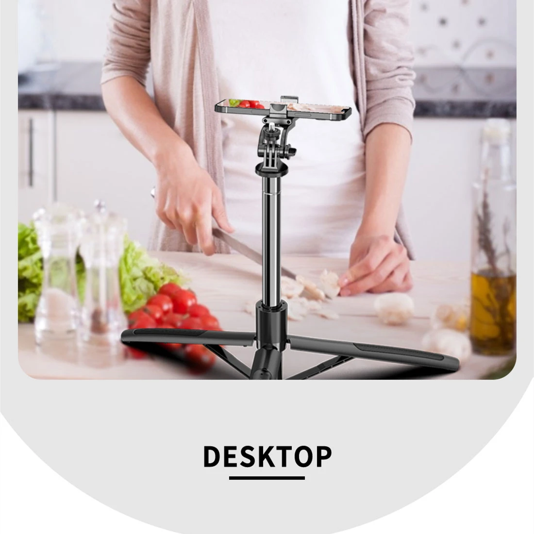 Roreta 2022 nuovo treppiede pieghevole wireless bluetooth selfie stick con otturatore remoto per IOS Android