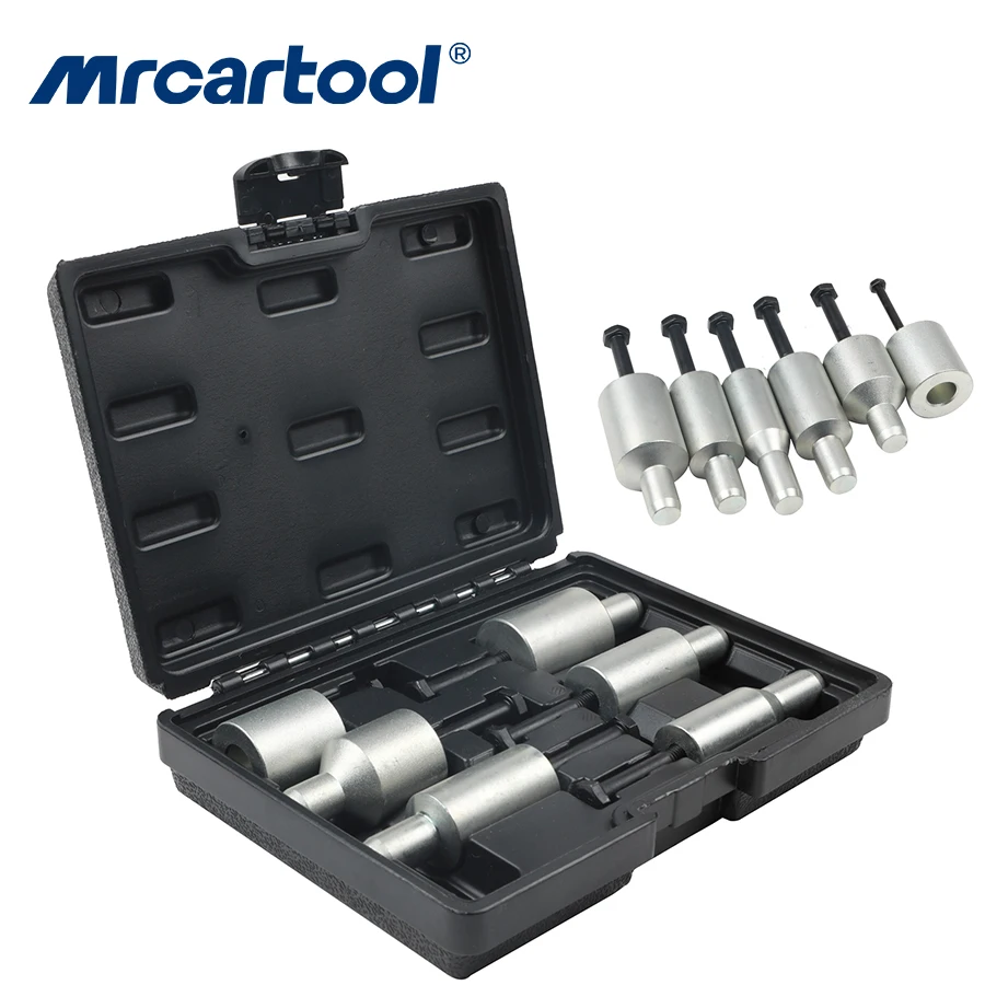 

MR CARTOOL 6 PCS 6853SAC Clutch Alignment Tool Kits Centering Mandrill Mandrel Car Clutch Mandrel Timing Tool Set For BMW