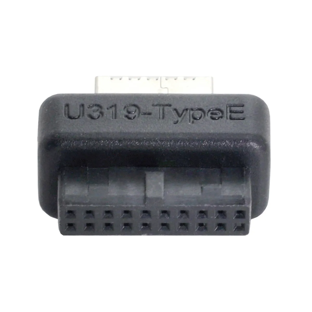 

USB 3.1 Front Panel Socket Key-A Type-E to USB 3.0 20Pin Header Male Extension Adapter Overmold