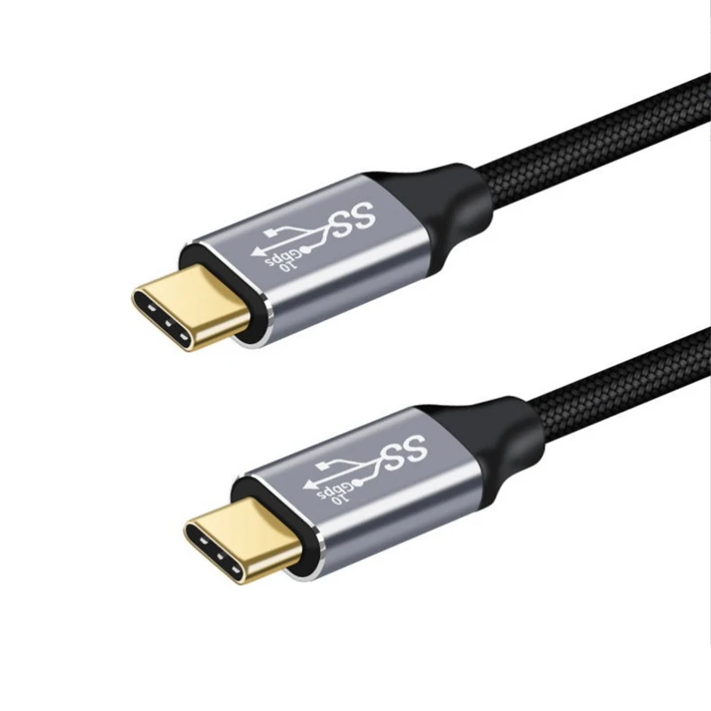 USB C Male To Male Female USB Type C Cable PD100W Fast Charger Cord USB-C 5A Type-c Cable For Xiaomi POCO X3 M3 Samsung Mac IPad