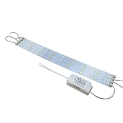 LED tüp tavan ışık modülü kaynağı 32W 40W 24W 18W 5730 LED çubuk lamba değiştirme 220V mıknatıs tutucu ve sürücü