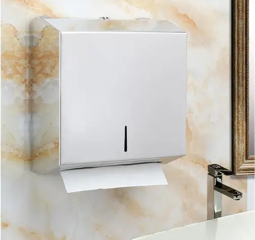 Imagen 2 del producto Vidric 9 colores SUS304 soporte para caja de papel de baño de acero inoxidable taladro montado en la pared accesorios de baño cepillados/dorados/negros