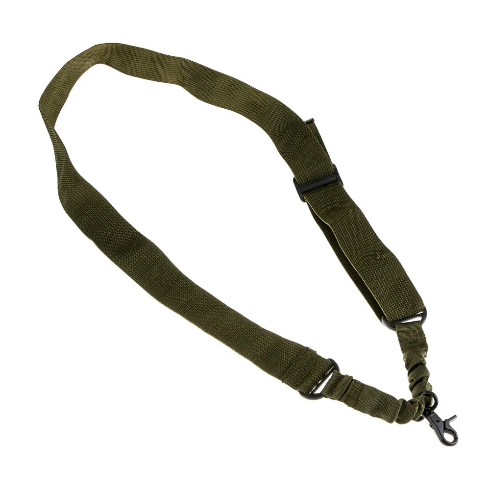 

Tactical 1 Single Point Multi-function Gun Sling Bungee Rifle Sling Quick Detach QD Adjustable Nylon Strap Rope for Shooting