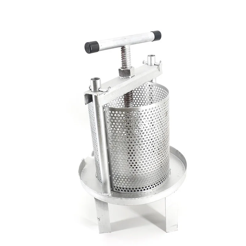 

Stainless Steel Bee Wax Press Machine Beekeeping Tool Mesh Honey Press Cast Iron Wax Press