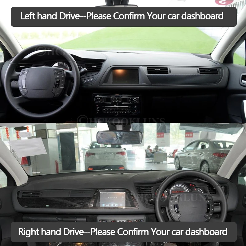 Dashboard Cover Protective Pad for Citroen C5 2008~2017 MK2 Car Accessories Dash Board Sunshade Carpet 2012 2013 2014 2015 2016