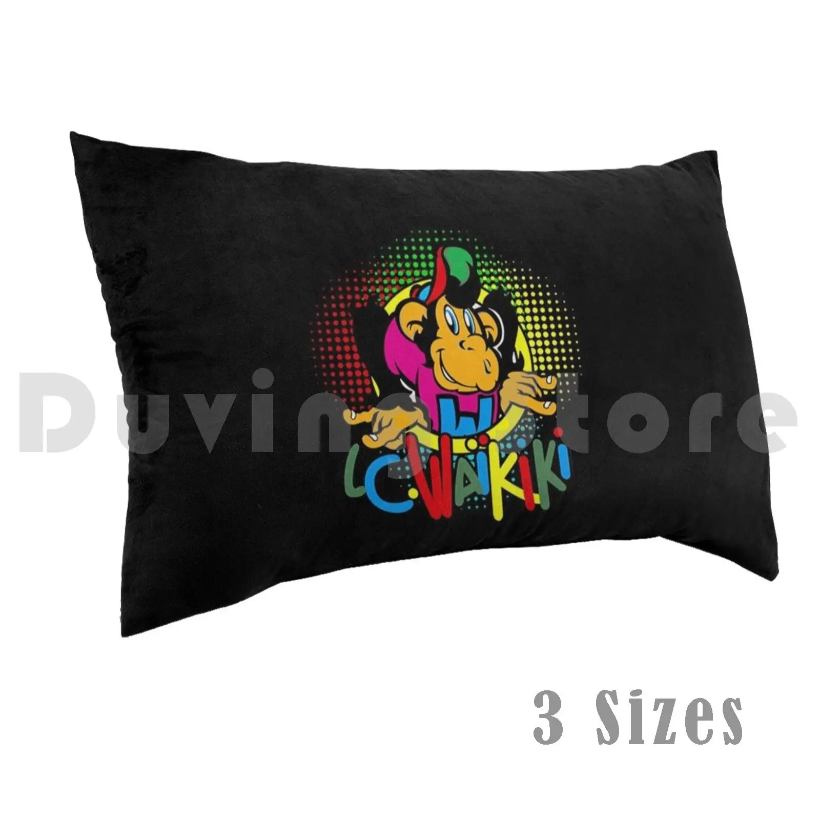 Lc. Waikiki Full ColorPillow case Colorful Waikiki Colorful Waikiki Hawaii Hawaiian Oahu Pattern