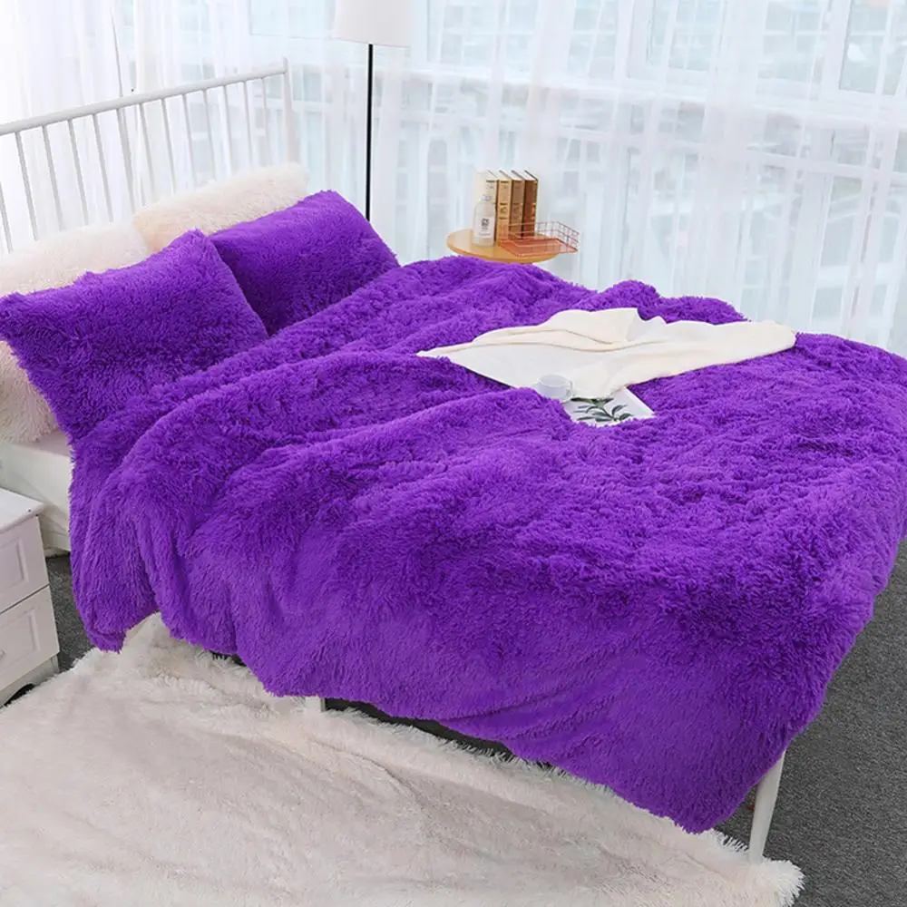 2021 New 80x120cm Soft Fluffy Shaggy Warm Bed Sofa Bedspread Bedding Sheet Throw Blanket Fluffy Warm Polyester Blanket Throw