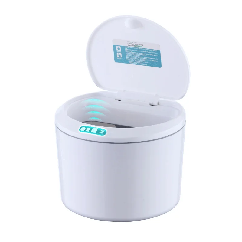 3 / 5Lauto Kitchen Trash Can Intelligent Automatic Non-contact Trash Can Intelligent Infrared Motion Sensor Trash Can Car Ttrash