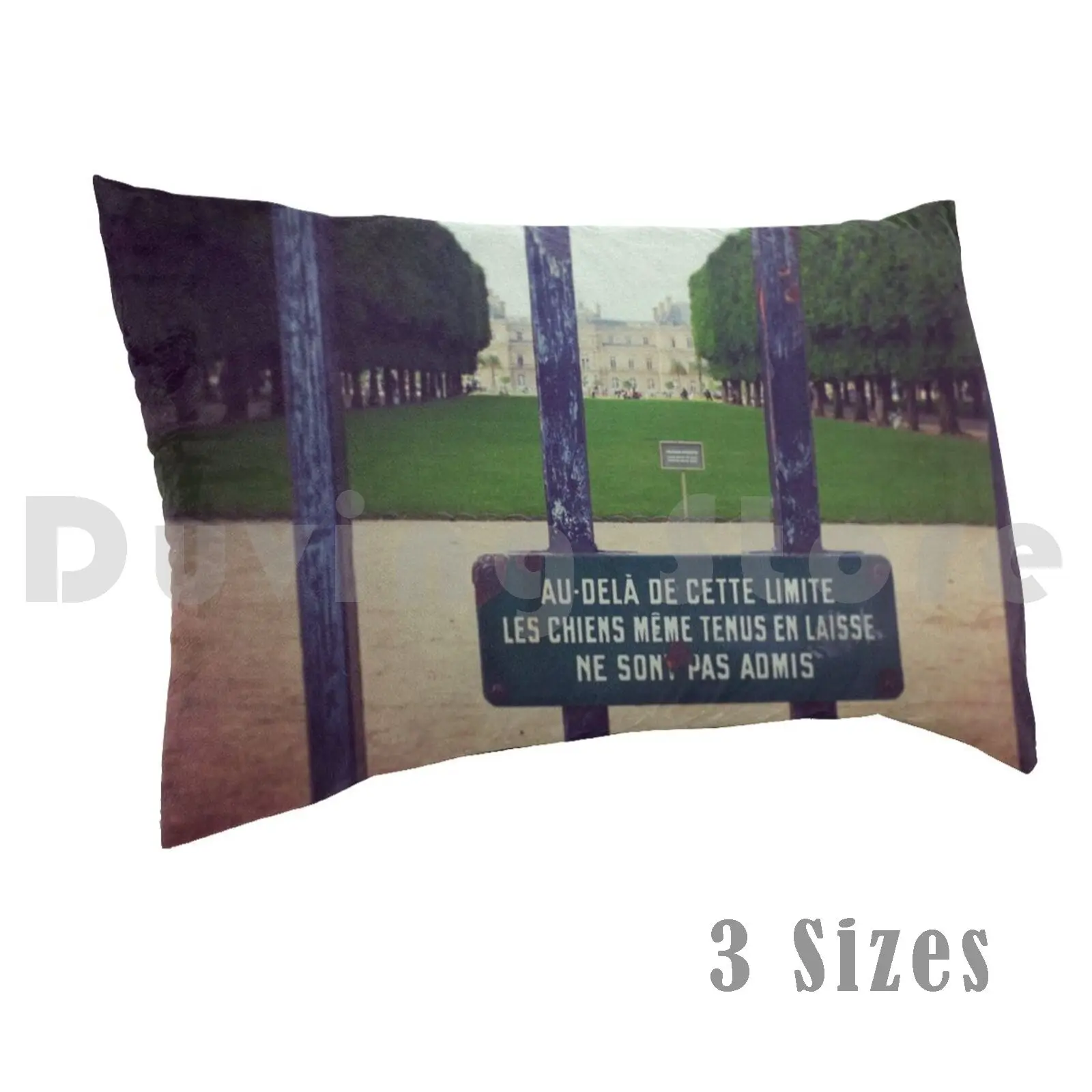 Gotta Be Above It Pillow Case 20*30 Inch Jardin Du Luxembourg Paris Parisian Garden French Garden Paris France