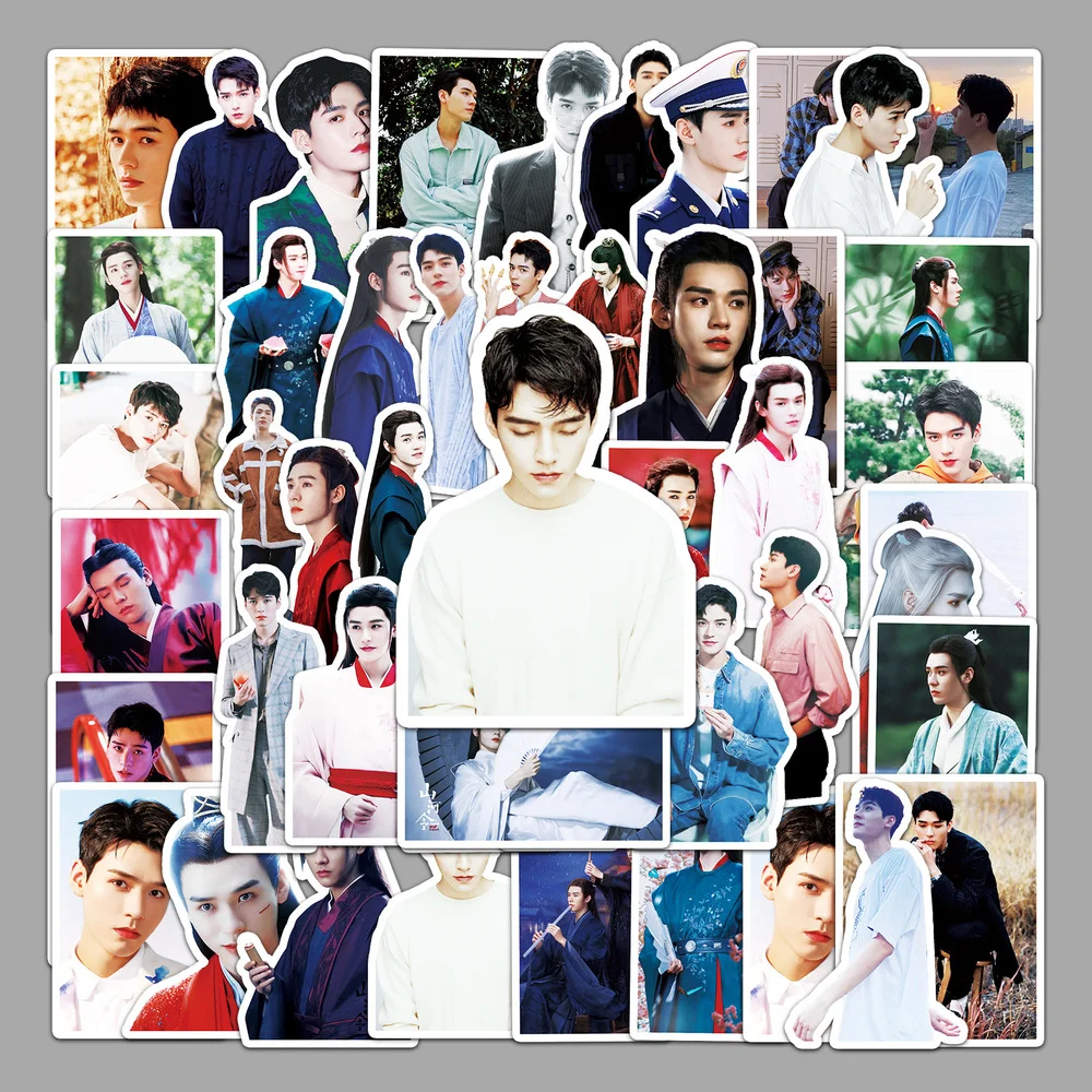 10/50 قطعة أنيمي كلمة الشرف ملصقات شان هو لينغ غونغ يونيو تشانغ زيهان صور ملصق اليد حساب الهاتف الكمبيوتر سكيت #2