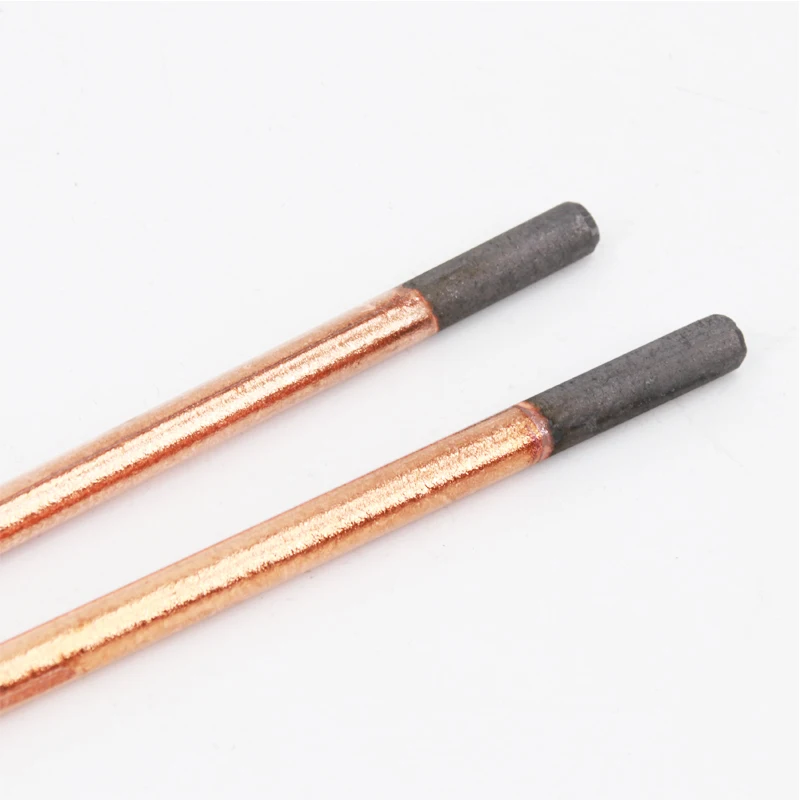 5pcs di trasporto del Nuovo piano rotondo arco aria scriccatura canna in carbonio bar 4-10 millimetri di saldatura DC gas scriccatura pistola elettrodo di Grafite di Saldatura Forniture