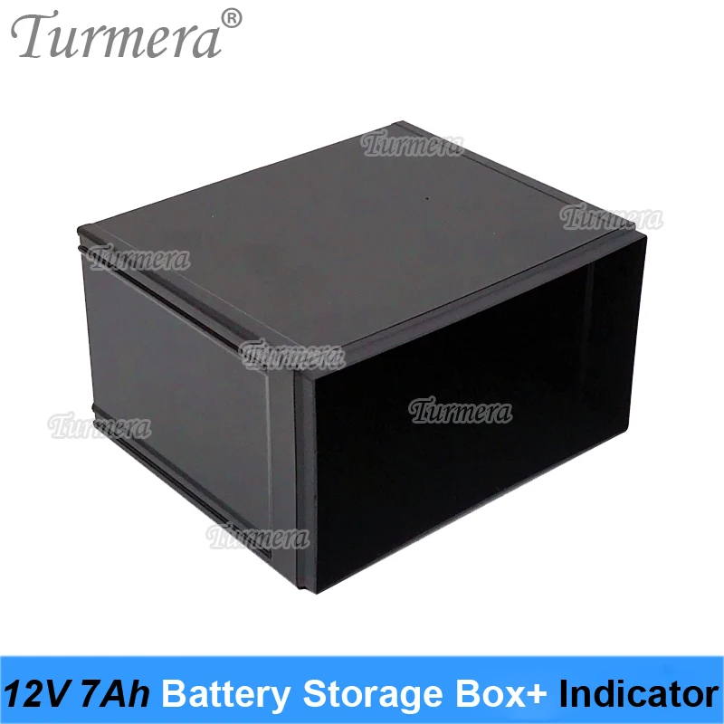 Turmera – boîte de rangement de batterie 12V, avec indicateur appliquer à 7Ah 20Ah pour batterie de moto et alimentation ininterrompue 12V 24V A