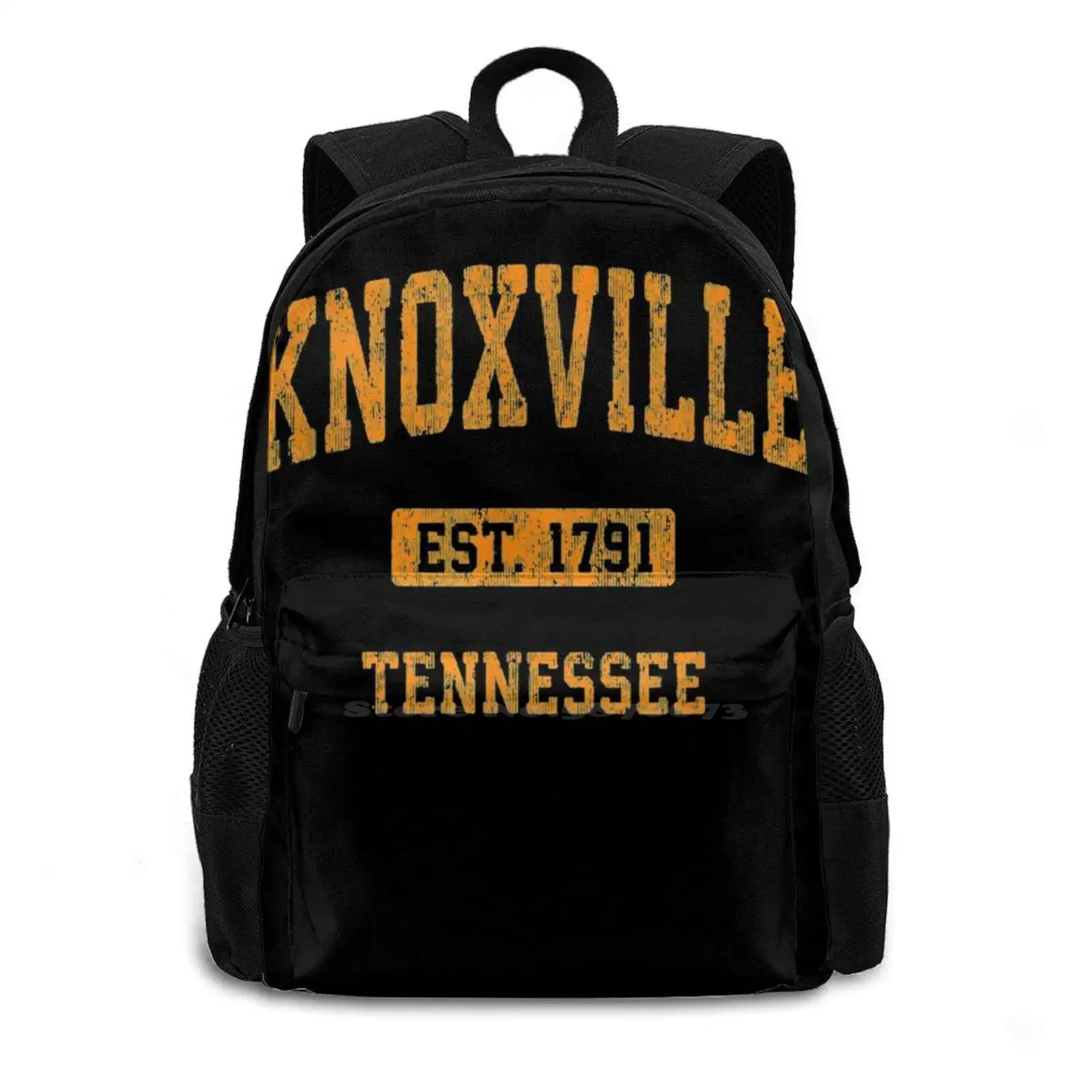 Tennessee Tn Vintage Athletic Sports Design T Shirt 3d Print Design Backpack Casual Bag Tennessee Tennessee Vintage Athletic