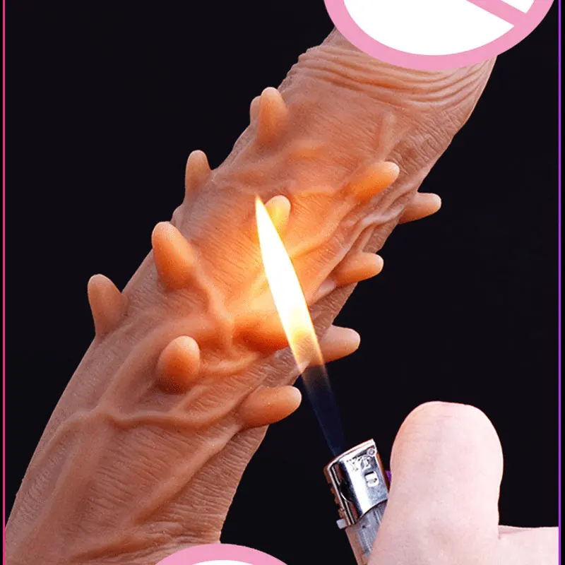 Very Soft Silicone Thorn Vibrator Dildo Artificial Male Penis Dick Female Masturbator Big Dildo Adult Sex Toy For Women/lesbian
