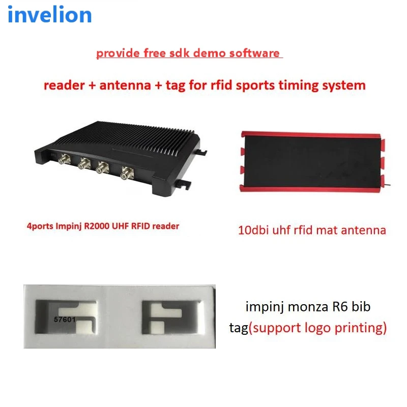 Marathon Run Timing Race Chip Low Cost 1-15meters UHF RFID Tag Long Range Smartrac Dogbone Wet Inlay With Impinj Monza R6 Chip