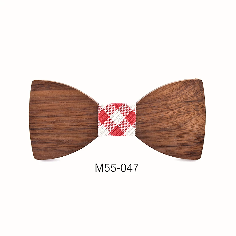 2016 New Design Pajaritas Handmade Annatto Hardwood Mens Wooden Bow Ties Gravatas Corbatas Business Party Ties For Men Wood Ties