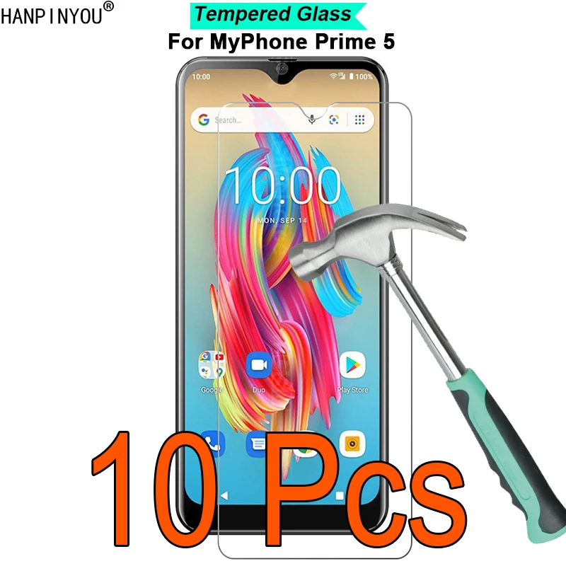 10 Pcs/Lot For MyPhone Prime 5 Prime5 9H Hardness 2.5D Ultra-thin Toughened Tempered Glass Film Screen Protector Guard