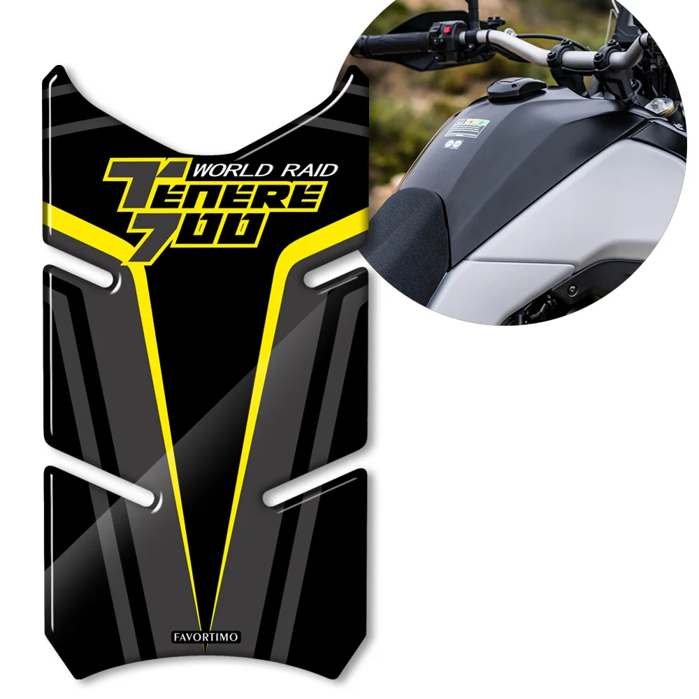 

2019 2020 2021 FOR YAMAHA Tenere 700 T700 XTZ XT700 Stickers Tank Pad Protector Trunk Luggage Cases Emblem Badge Logo Decal