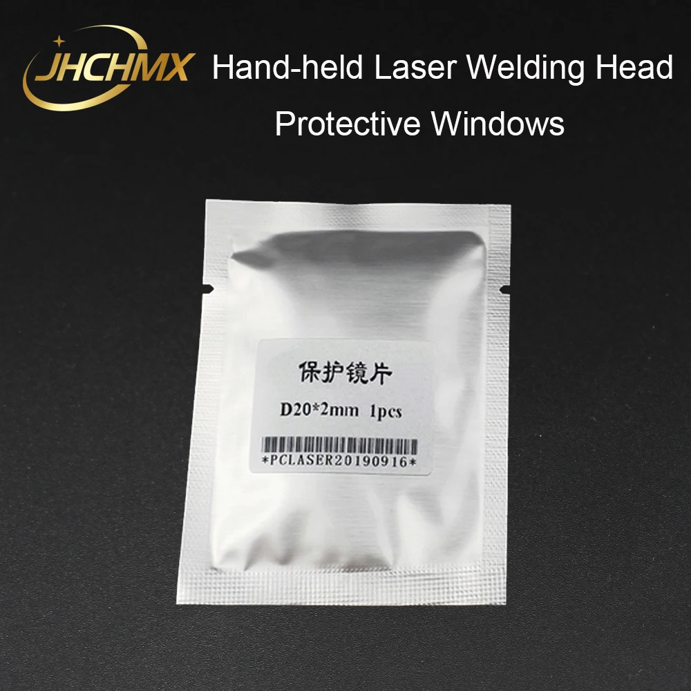 JHCHMX Laser Testa di Saldatura di Protezione Finestre 19.9*2 20*2/3/4 millimetri 1064nm 0-2KW per tenuto In mano di Saldatura Laser di Parti di Macchine