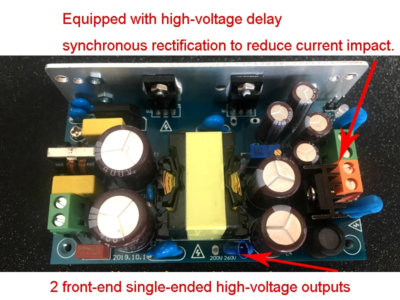 Hisonauto Tube Amplifier Switch Power Supply Board Transformer 60W For Audio Amplifier Preamplifier AMP AC95V-260V input H252