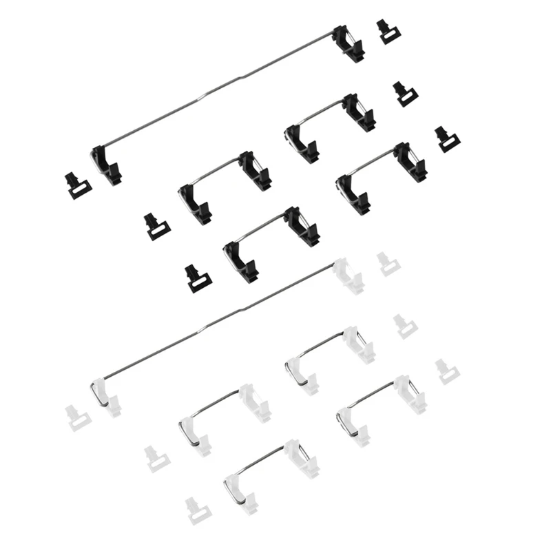 667C 1Set Plate-mounted Costar Stabilizers Balancing Poles 6.25u 2u for Mechanical Keyboard MX Switches Big Key Costar Style