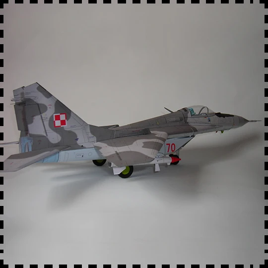 1:33 Scale Mikoyan MiG-29 Fulcrum Fighter DIY Handcraft PAPER MODEL KIT Puzzles Handmade Toy DIY