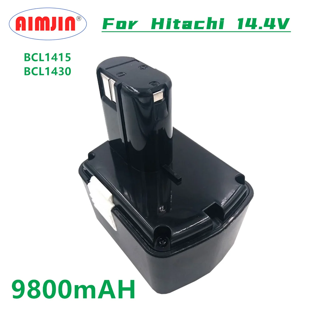 

Newest 14.4V 9800mAh Replaceable Power Tool Battery for Hitachi BCL1430 CJ14DL DH14DL EBL1430 BCL1430 BCL1415 NI-CD Battery