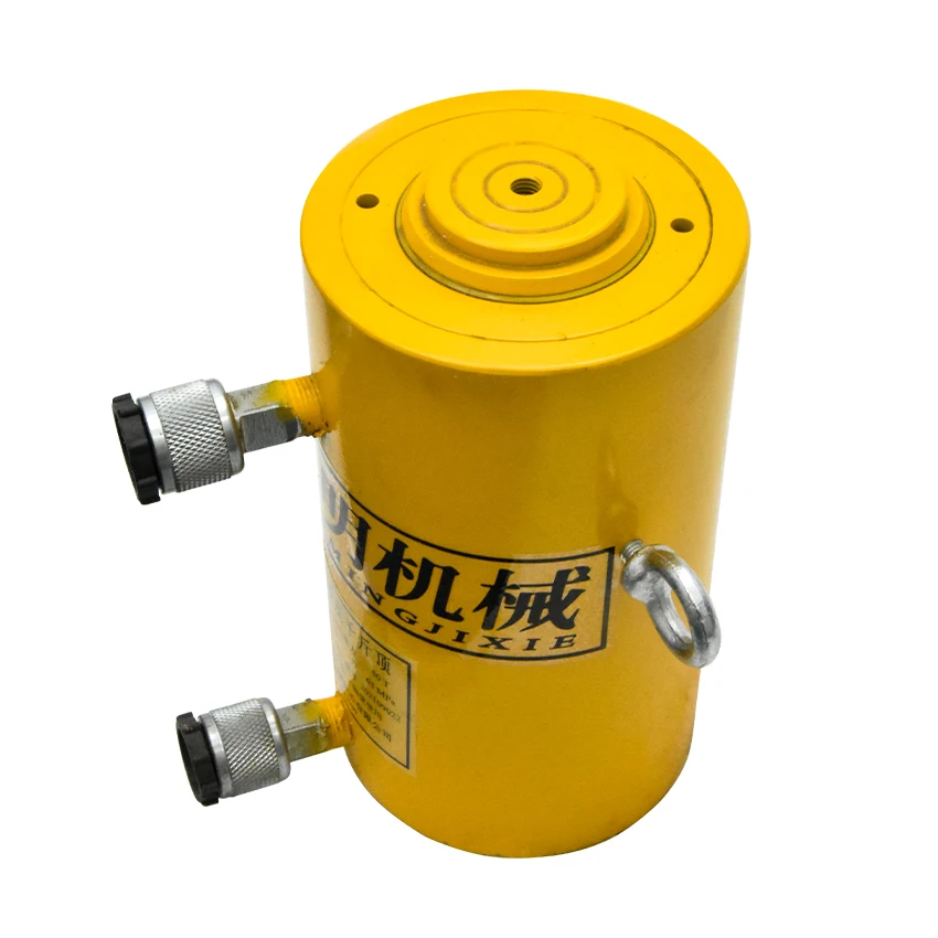 DYG-50/100 Double Acting Hydraulic Jack Portable Split Hydraulic Jack Hydraulic Cylinder With Tonnage of 50T , Stroke of 100mm