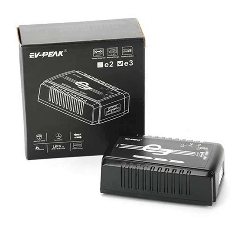 

New EV-PEAK E3 AC balance Lipo Charger for RC for RC Model 110 - 240V input 35W 3A 2-4S Lipo Charger