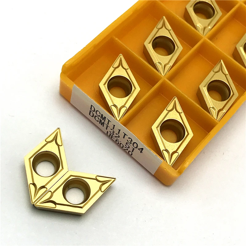 أداة تحول داخلية من الكربيد ، أداة مخرطة قطع CNC ، جودة عالية ، DCMT11T304 ، dcmt11t208 ، VP15TF ، UE6020