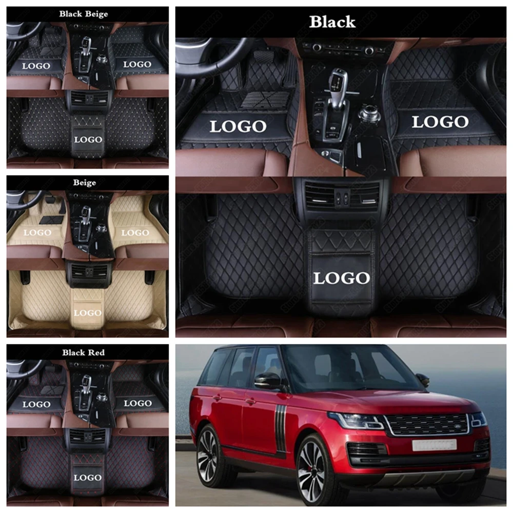 

Custom Automotive Cars Floor Foot Mats for Land Rover LR2 LR3 LR4 Discovery Freelander All Weather Best Car Foot Rugs Mat Carpet