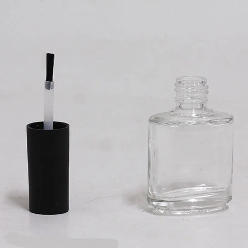 100pcs Empty Nail Polish Glass Bottle 15ml Portable UV Gel Container Refillable Cosmetic Storage Box