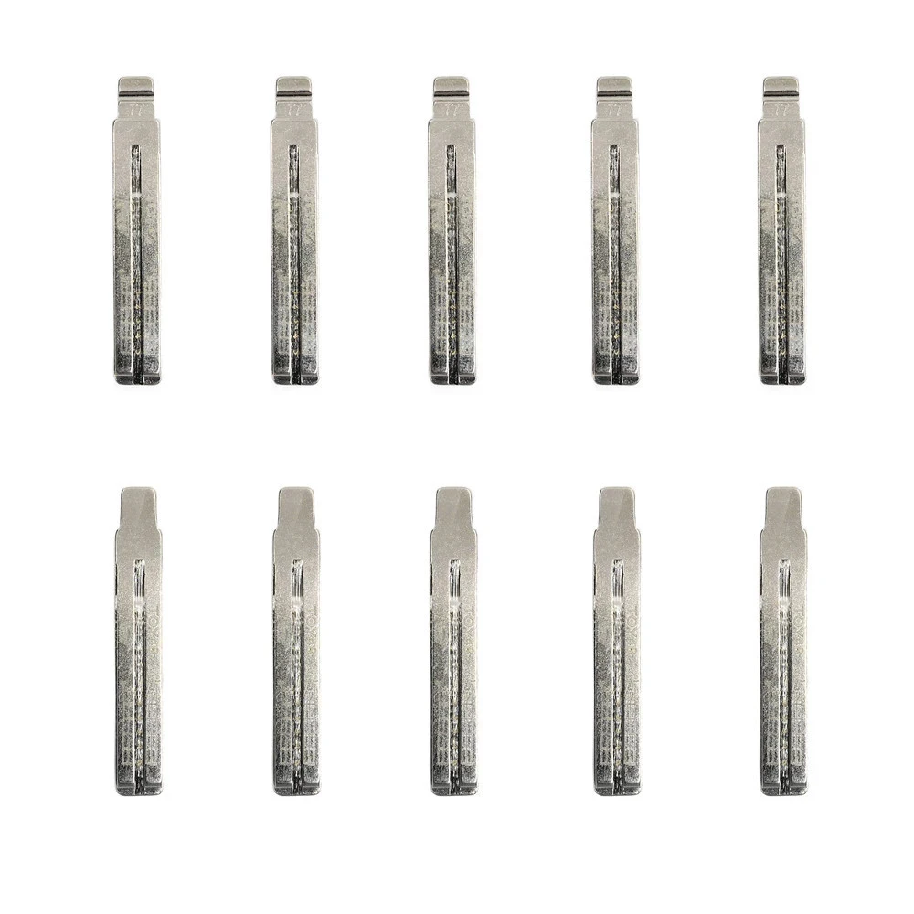 5pcs 2 IN 1 Lishi TOY48 #77 Engraved Line Key Blade Scale Shearing Teeth Cutting Key Blank For Toyota Lexus New Subaru