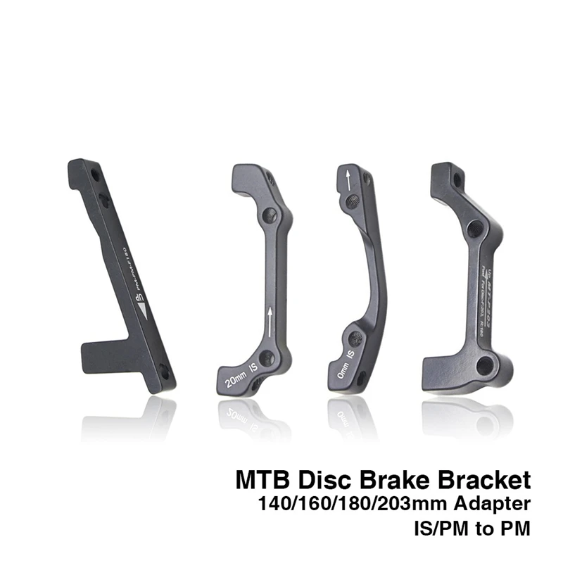 MTB Disc Brake Mount Adapter Ultralight Bracket Hydraulic IS PM A B to PM A Disc Brake Mount Adapter for 140 160 180 203mm rotor