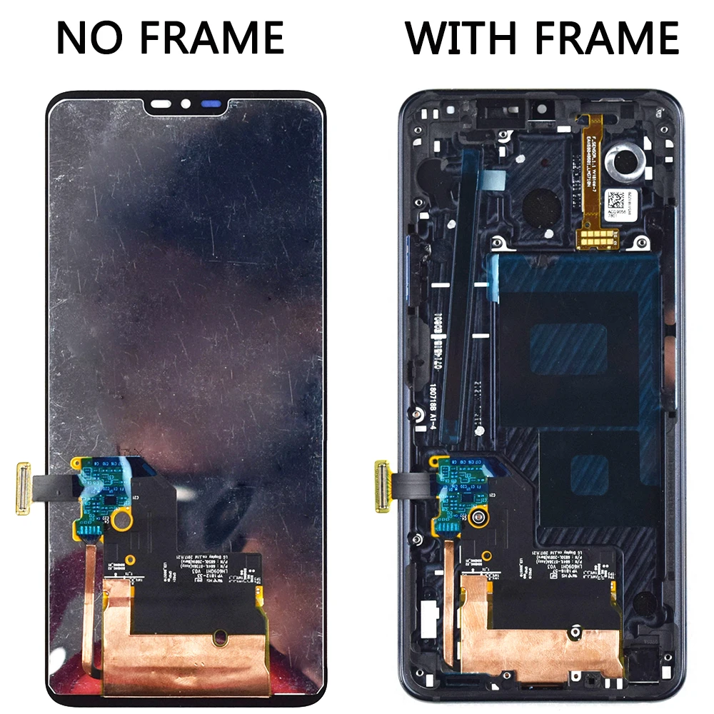 Pantalla LCD de 6,1 pulgadas para LG G7 G710, Panel de pantalla táctil, Sensor de digitalizador, marco de vidrio, G710EM G710PM G710VMP, novedad