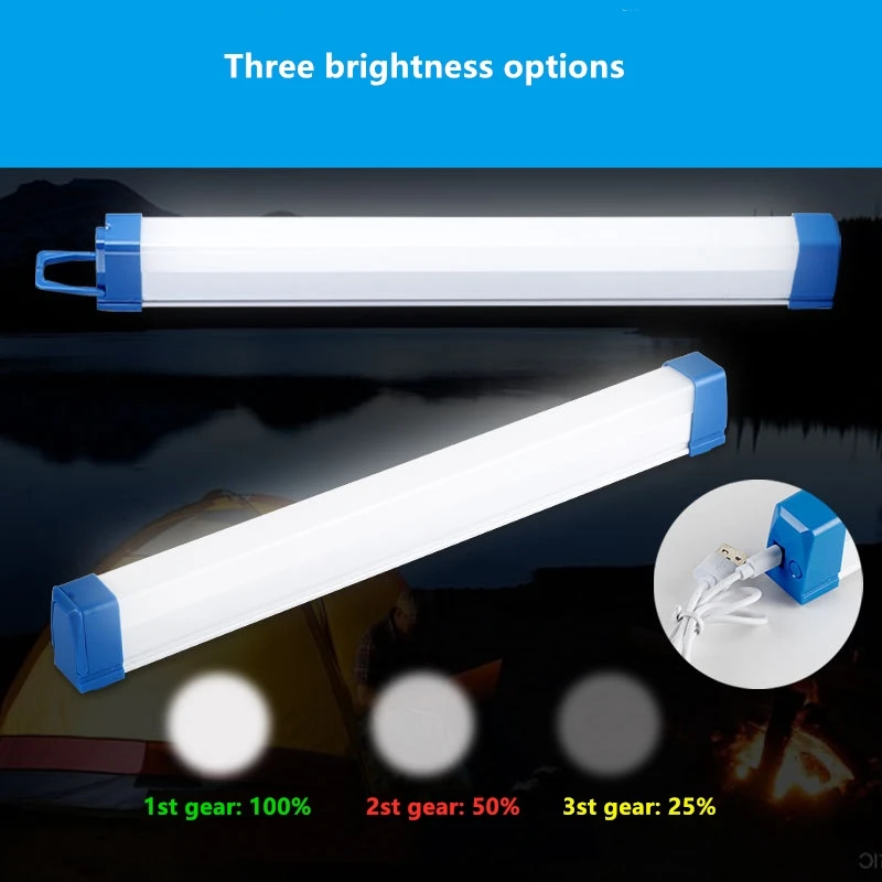 LTOON USB charging led Camping light tent light magnetic portable lantern flashlight rechargeable hiking camping light UV tube