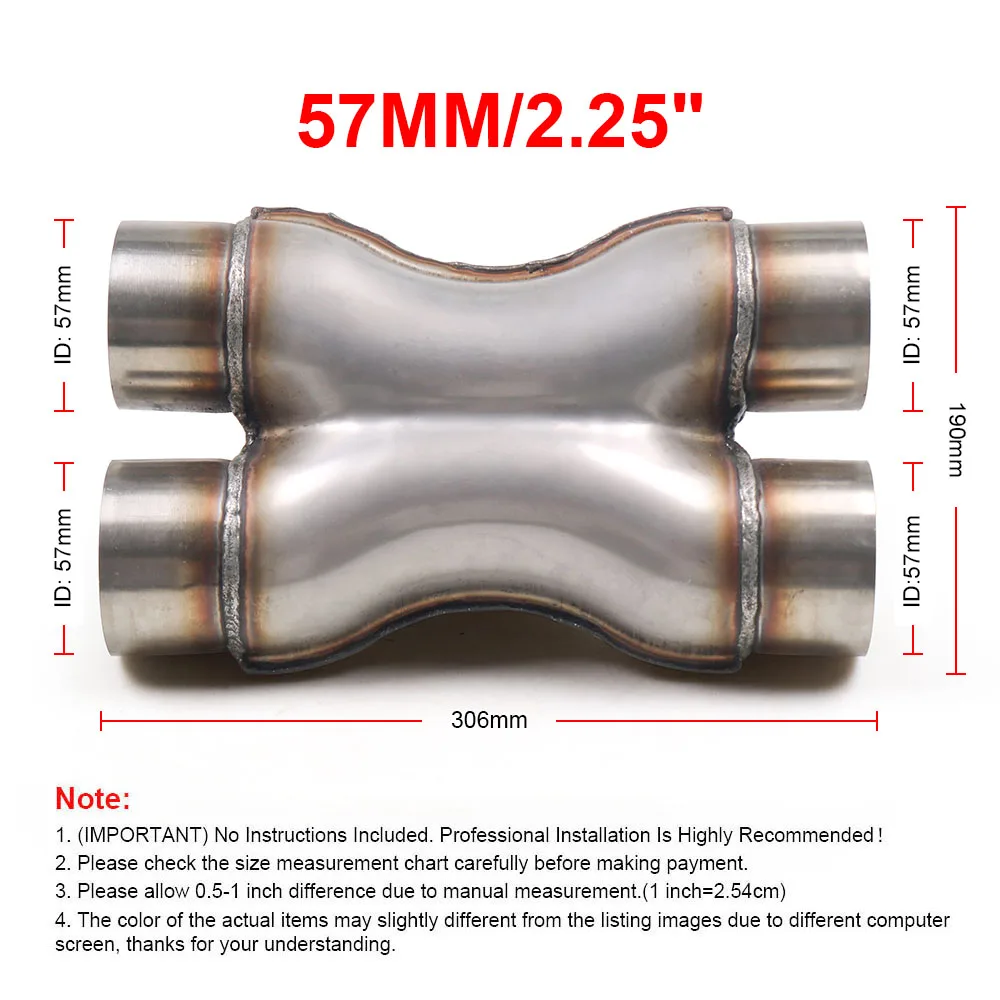 X AUTOHAUX Auto uitlaat tip buis hartvorm voor buisdiameter 0.94 tot 2 X AUTOHAUX Auto uitlaat tip buis hartvorm voor buisdiameter 0.94 tot 2