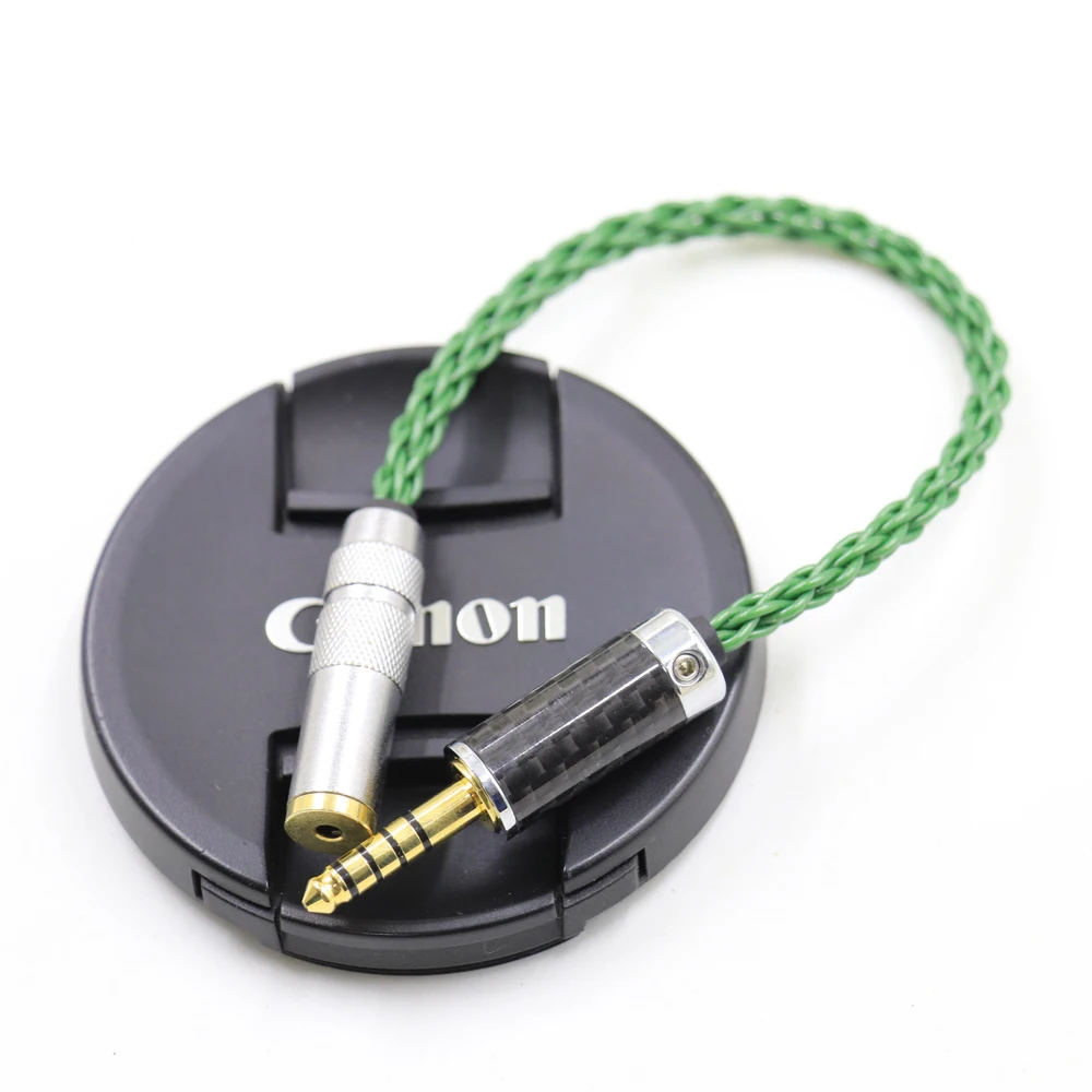 TOP-HiFi OCC Đơn Tinh Thể Đồng 4.4Mm Đến 2.5Mm TRRS Nữ Tai Nghe Kết Nối Adapter Cáp