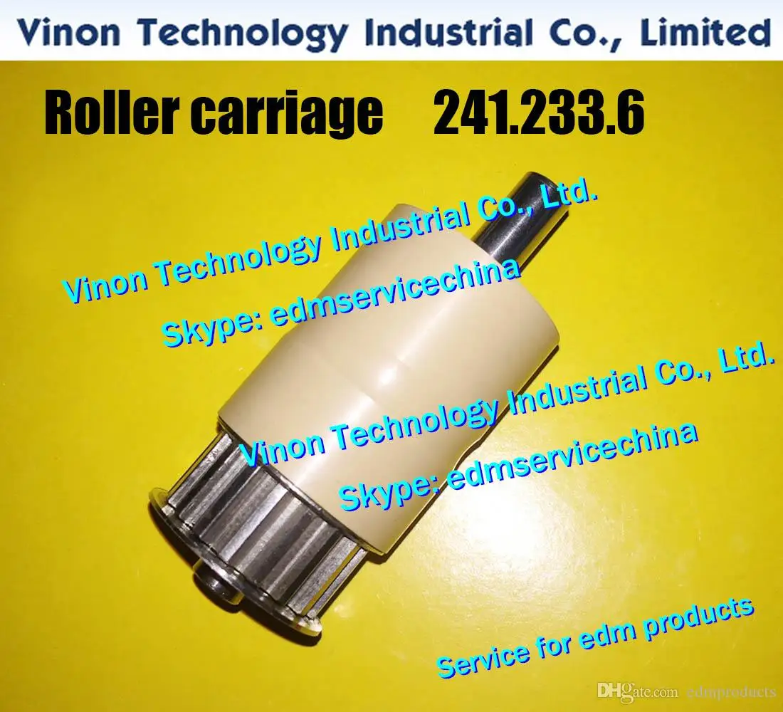 241.233.6 Ø30mm edm Roller Carriage 247.703.2, 247.703, 241.233 d=30mm for Agie AC150HSS-AC370HSS edm Driving roller wire pickup