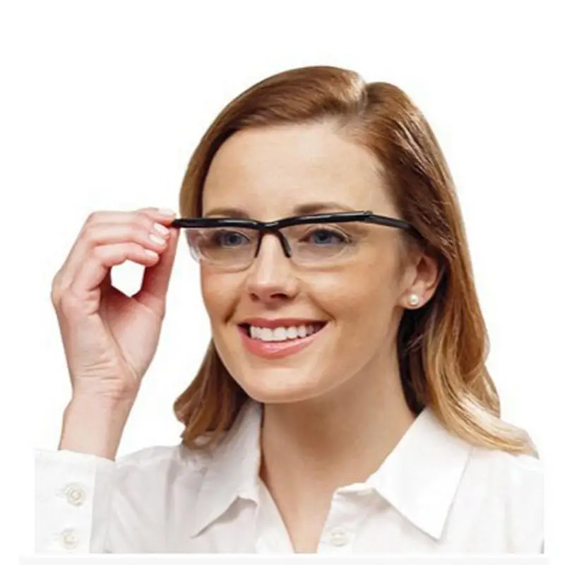 

Creative Reading Glasses Near Far Dual-Purpose Focal Length Adjustable -6D+3D Degree of Presbyopia Magnifier Magnifying Class