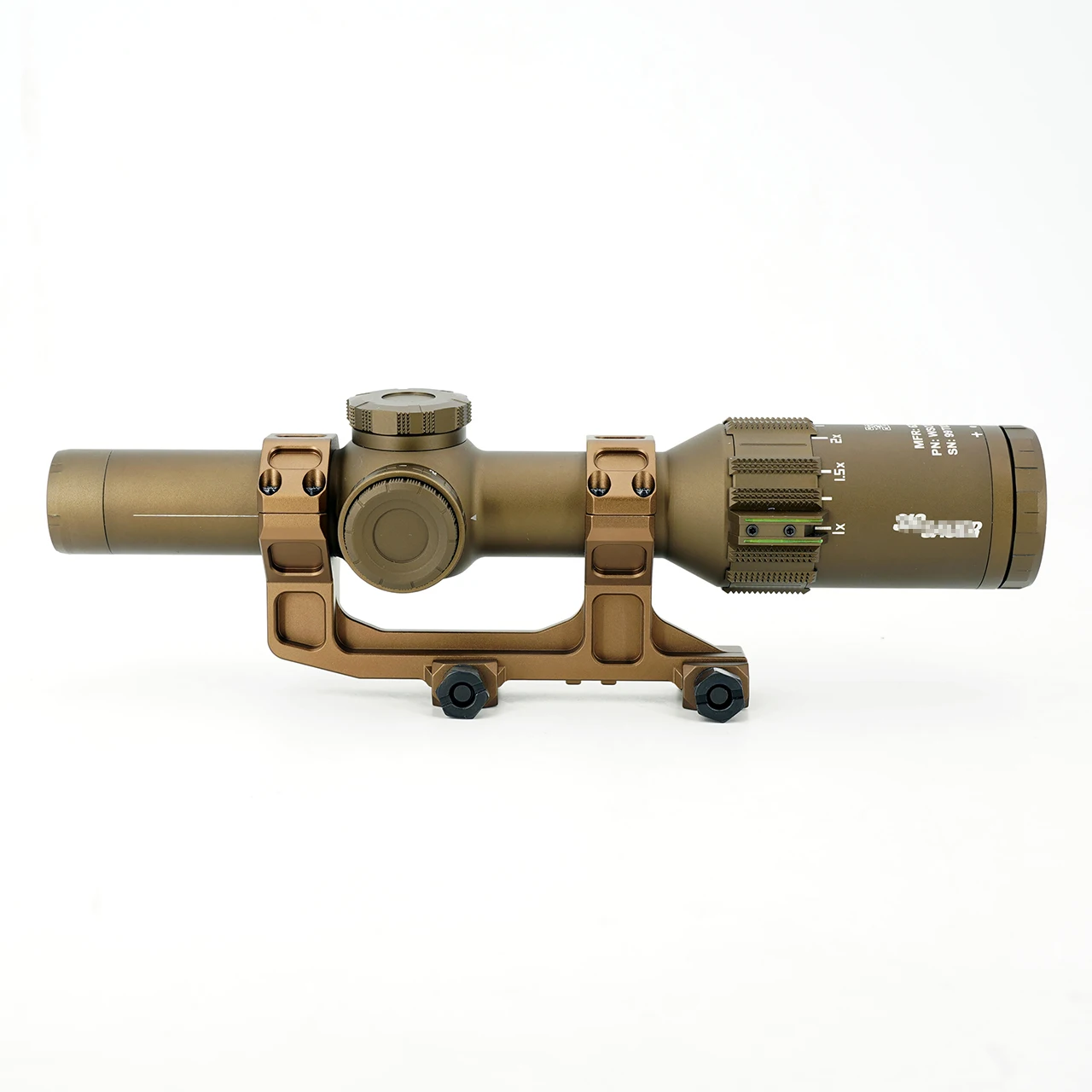 EvolutionGear TANGO6T SCOPE DVO 1-6X24mm FFP Illuminated LPVO With GE Mount Tango 6T Combo With Original Mil Spec Markings