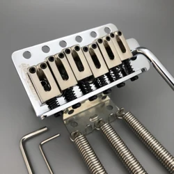 Wilkinson-Sistema de puente Tremolo para guitarra eléctrica Stratocaster ST, accesorios espaciadores de plata cromada, 10,5mm, WOV02