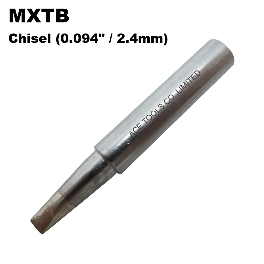 

MXTB Soldering Tips Chisel 2.4mm Replacement Fit For WELLER WSD71 WSDT1 WP70 Station Iron Lead Free