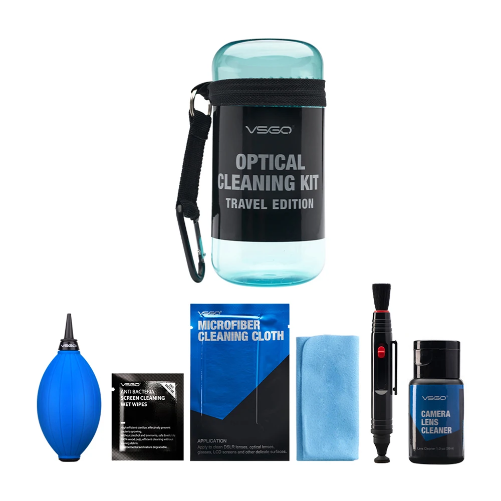 VSGO 19 Trong 1 Vệ Sinh Máy Ảnh Du Lịch Pro Bản Cho DJI Gopro Insta360 Hành Động Camera Thể Thao Sạch Sẽ