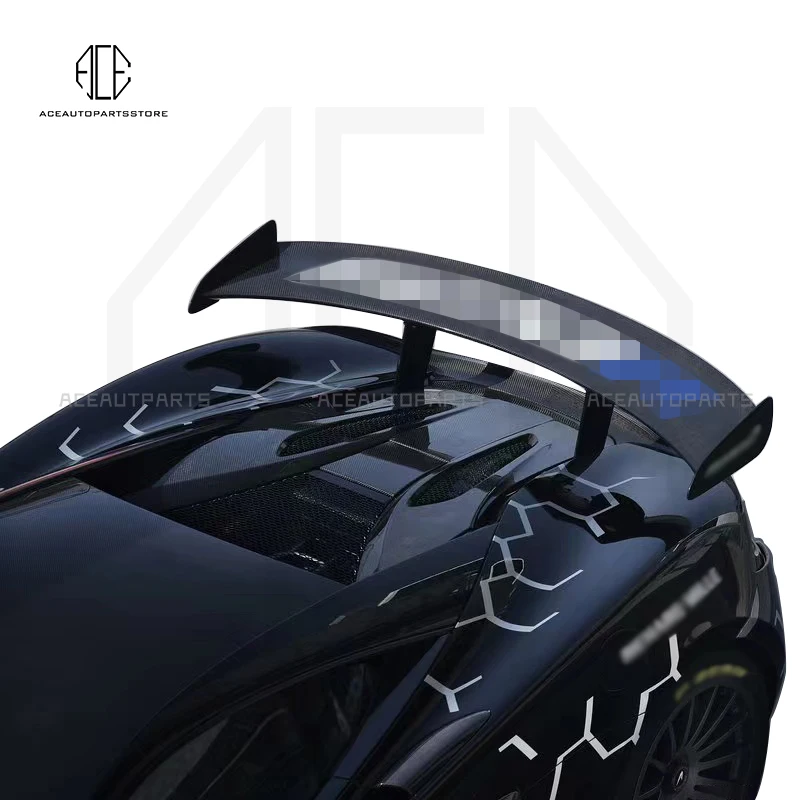 

Real Carbon Fiber Rear Spoiler for McLaren 540C 570S 570GT GT4 Style Rear Wing Trunk Lip Carbon Fiber 570s Tuning Accessories