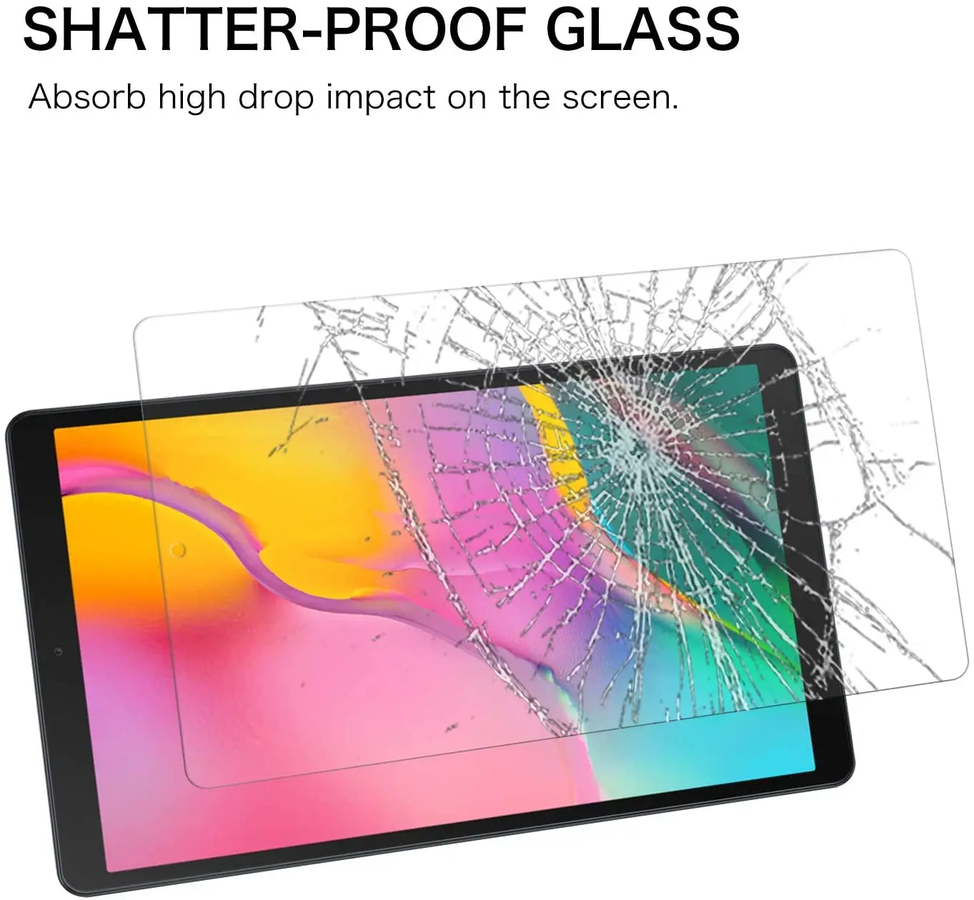 Protecteur d'écran pour tablette, Film en verre trempé pour Samsung Galaxy Tab A 10.1 2019 T510 T515 HD