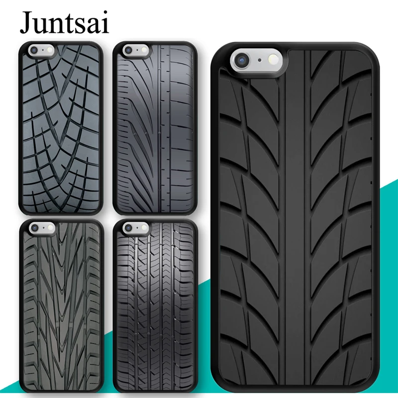 Tire Tread Tyre Track Case For iPhone 13 Pro Max 11 12 Mini SE 2020 XR X XS MAX 6S 7 8 Plus Back Cover Shell