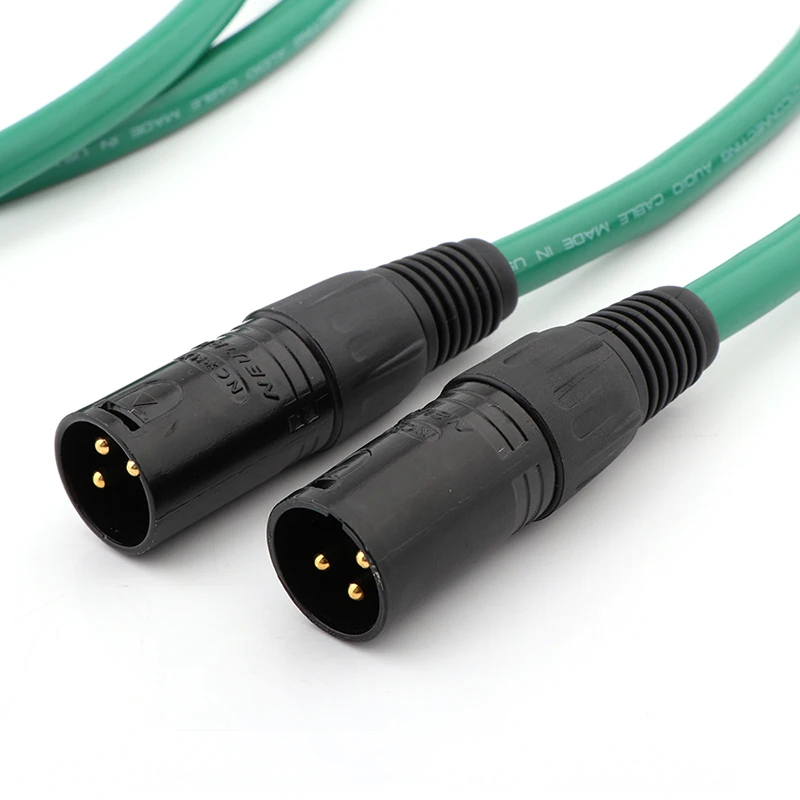 كابل Audiohpile Mcintosh XLR المتوازن 14AWG خط ربط الصوت HiFi المختلط من النحاس الفضي