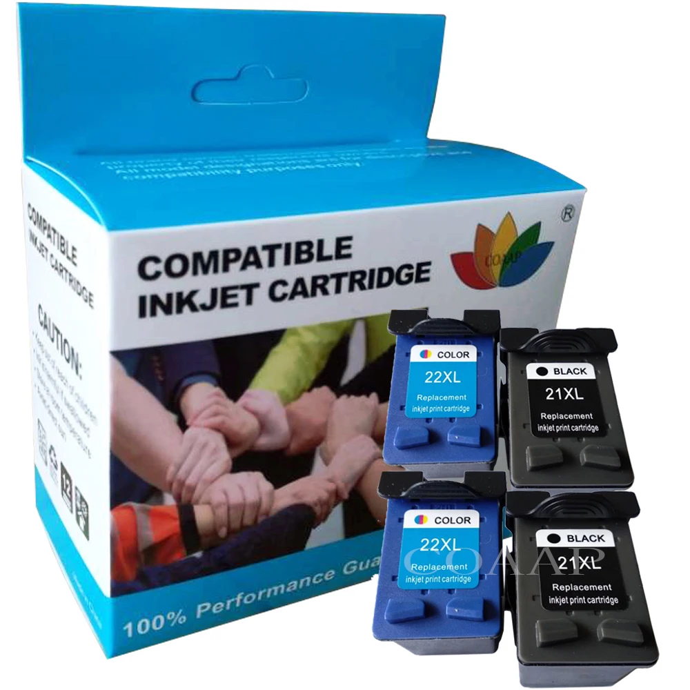 Compatible ink for HP 21 XL C9351A BLACK HP22 C9352A CLOUR INKJET CARTRIDGES HP Deskjet 3920 3940 D1360 D1460 D1470 D2430 D2460